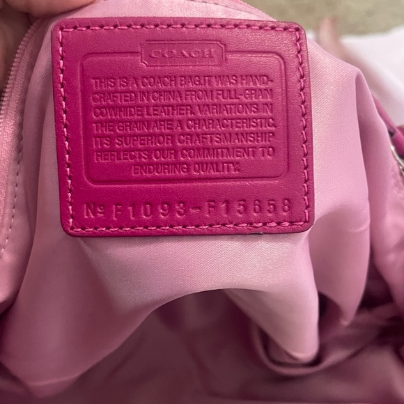 Authentic Coach Berry Carryall and coin purse signature stitch frame - Picture 3 of 3